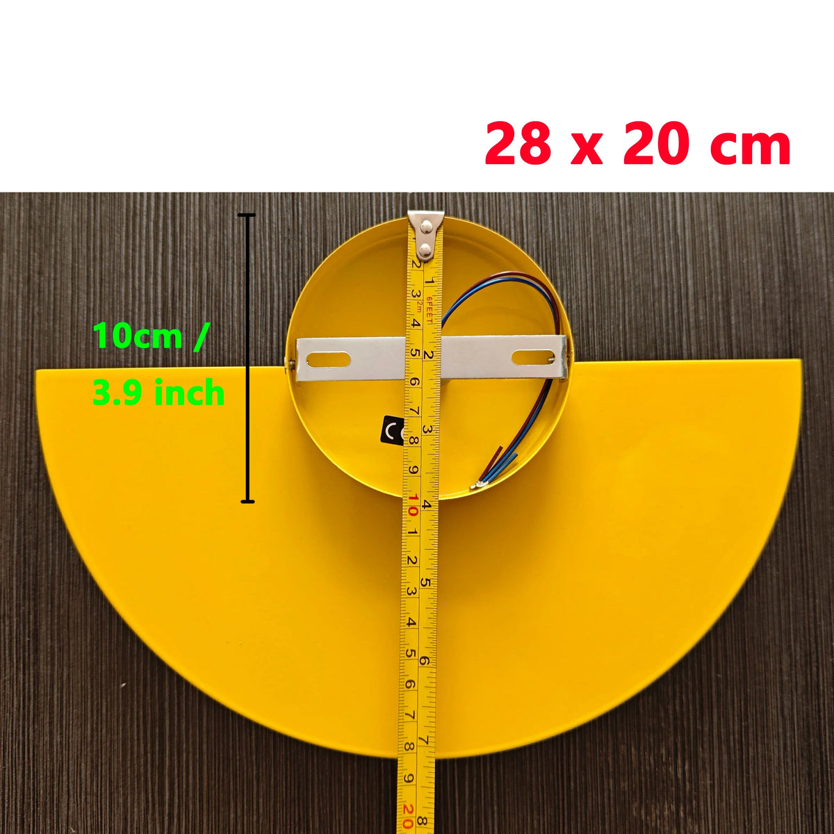 Applique murale colorée design minimaliste