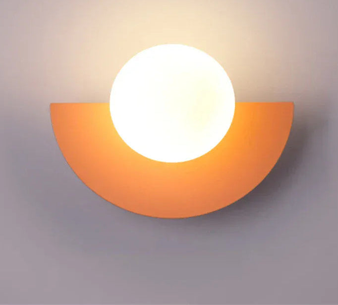 Pink / 28x20cm / Cool White(5500-7000K) Applique murale colorée design minimaliste