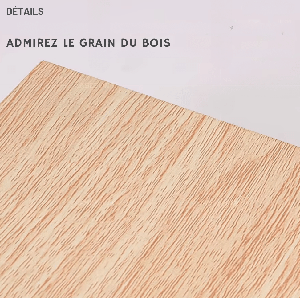 Applique murale cubique en bois naturel