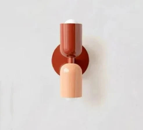 No20 Dark red Applique murale design scandinave