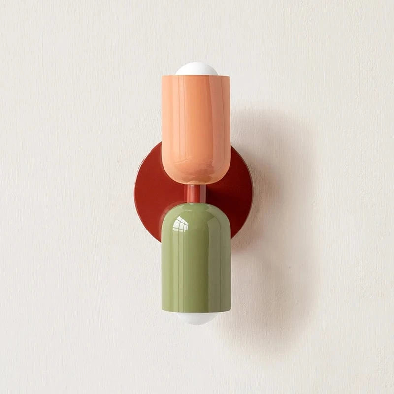 No4 Dark red Applique murale design scandinave