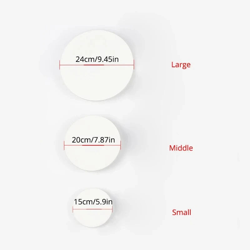 Applique murale disque