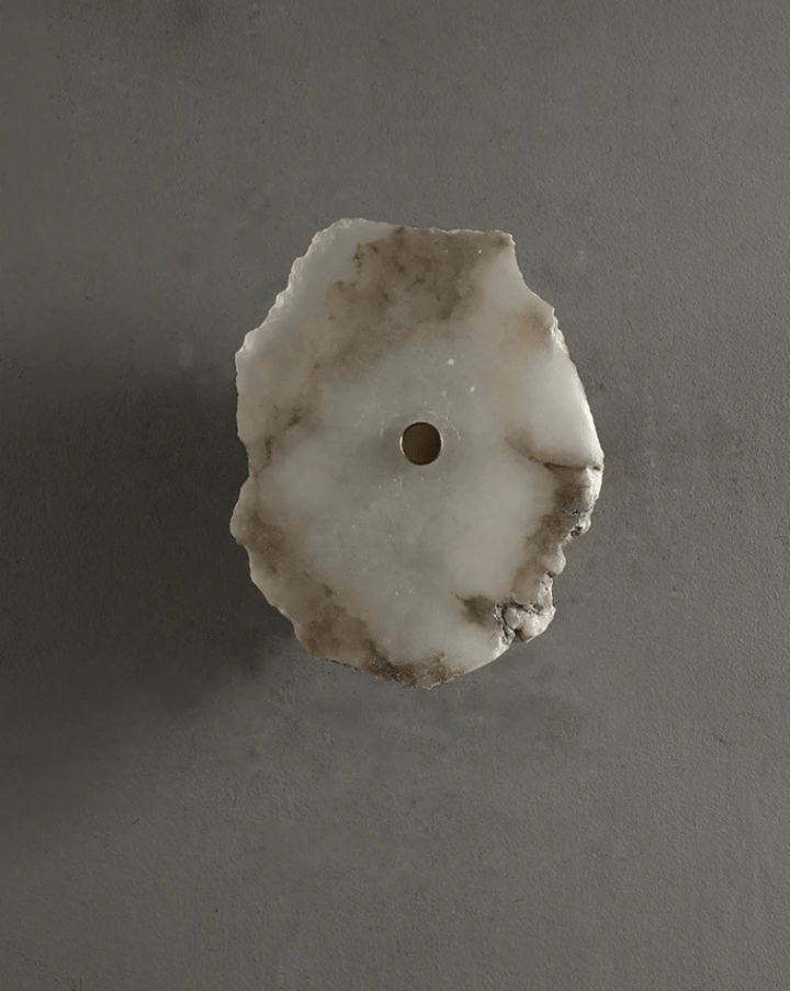 Applique murale en marbre naturel