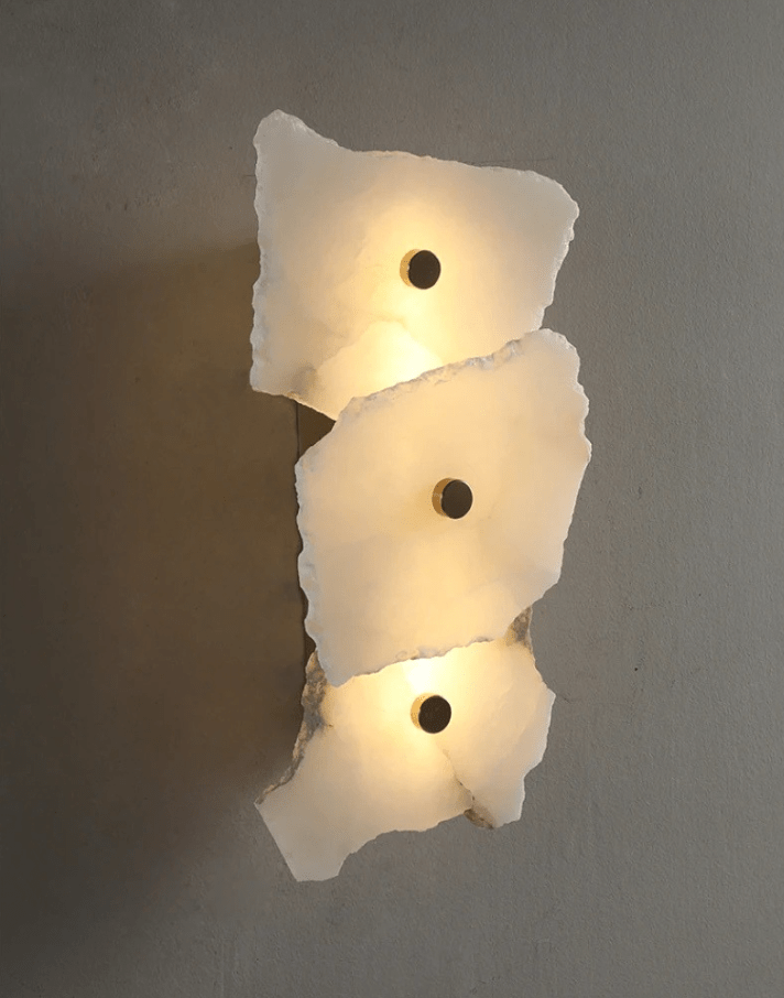 Applique murale en marbre naturel