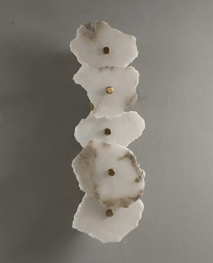 Applique murale en marbre naturel