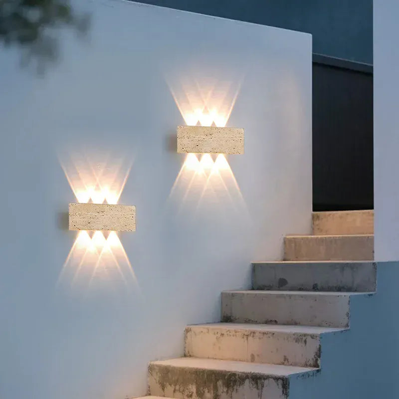 Applique murale en pierre design minimaliste
