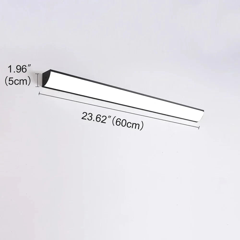 NOIR 60CM PAS DE CAPTEUR DE MOUVEMENT / TRICOLORE GRADATION AVEC TÉLÉCOMMANDE Applique murale exterieur longue