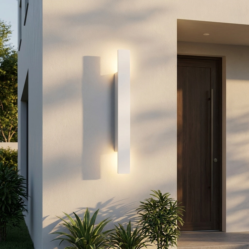 Applique murale exterieur maison 60cm BLANC - 24 W
