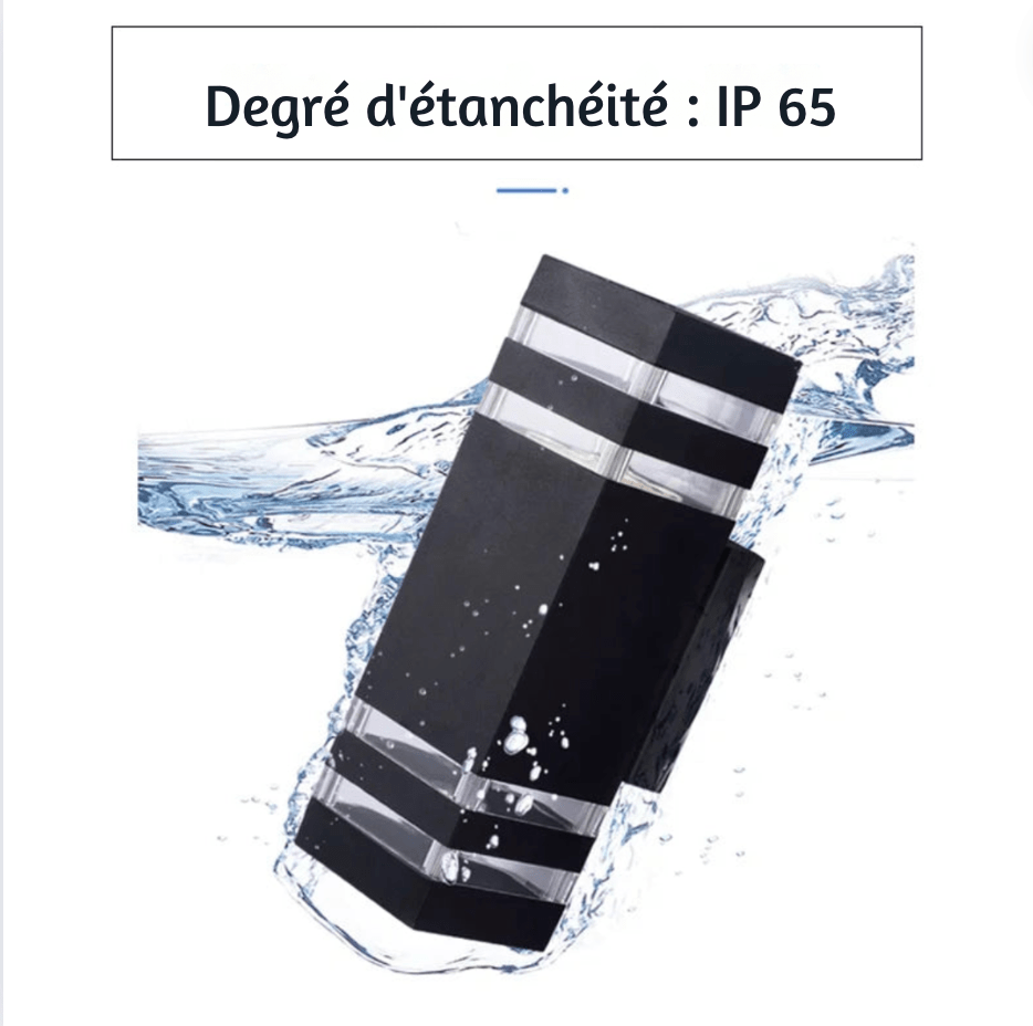 Applique murale extérieure étanche