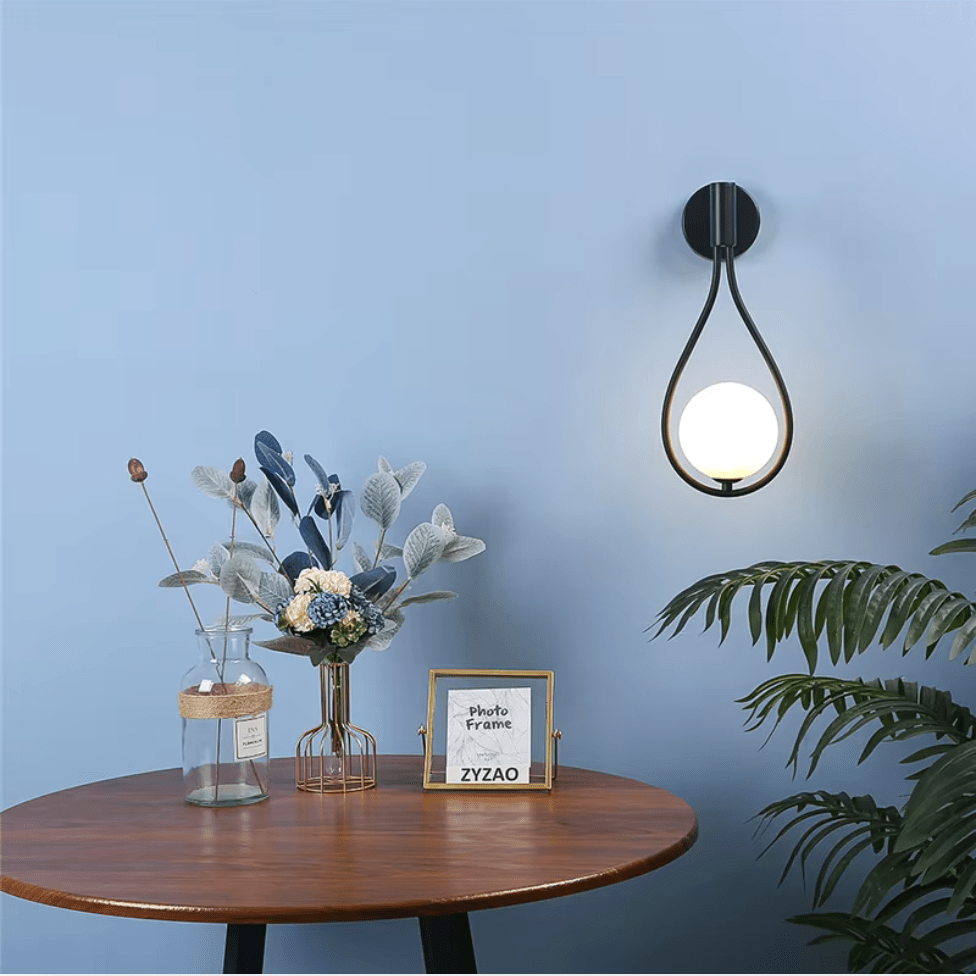 Applique murale globe éclat nordique