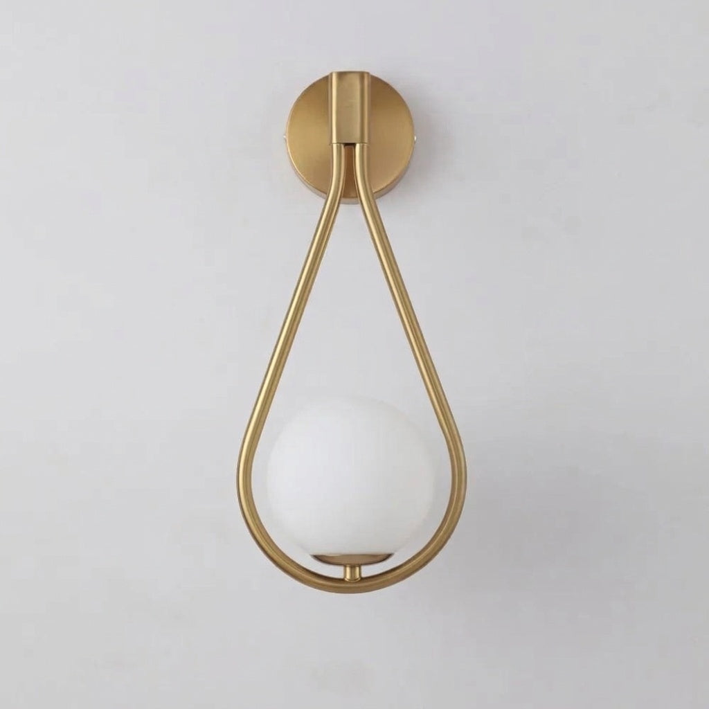 Applique murale globe｜Éclat nordique OR
