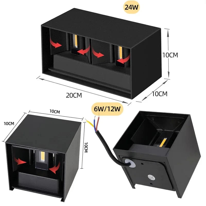 Applique murale IP 65 minimaliste