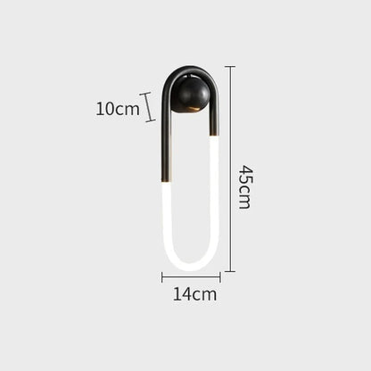 Black-45 / 4000k Applique murale LED minimalisme chic
