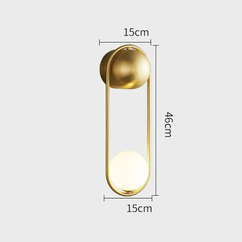 Copper-01 / 4000k Applique murale LED minimalisme chic