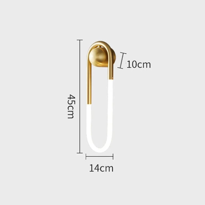 Copper-45 / 4000k Applique murale LED minimalisme chic