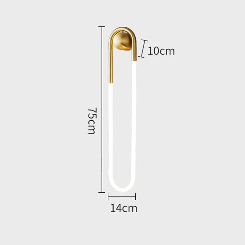 Copper-75 / Cool White(5500-7000K) Applique murale LED minimalisme chic