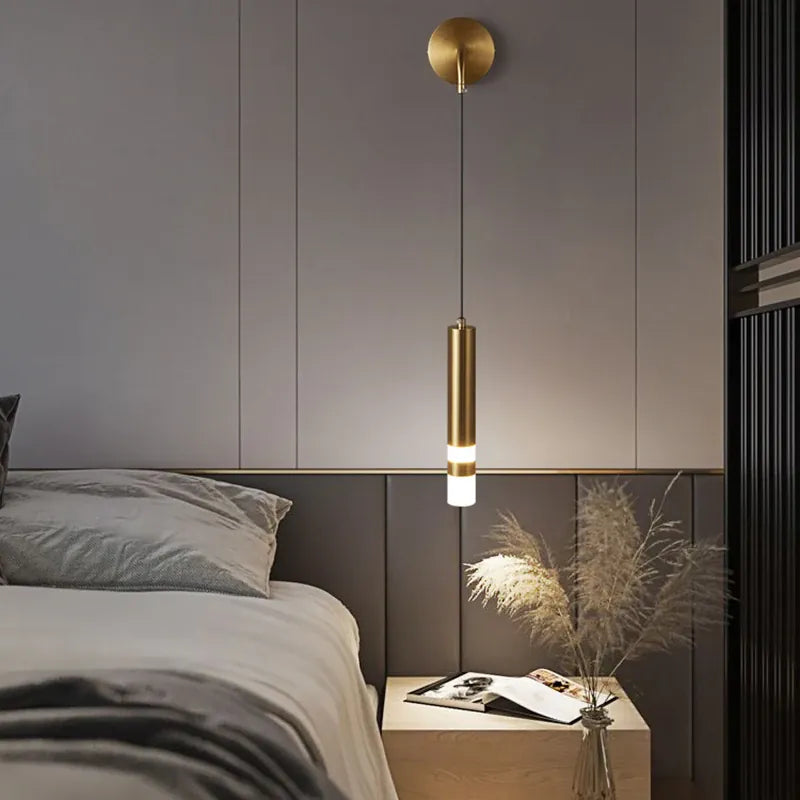 Applique murale liseuse avec pendant