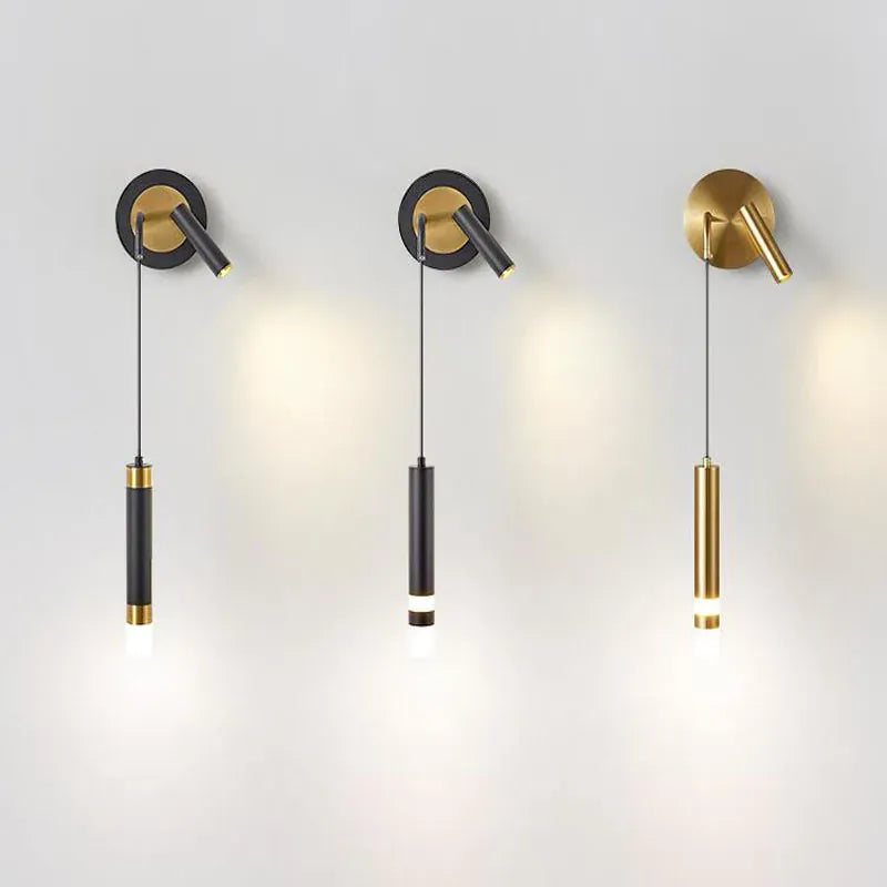 Applique murale liseuse avec pendant