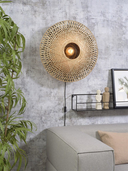 Applique murale luminaire bambou "Kalimantan M"