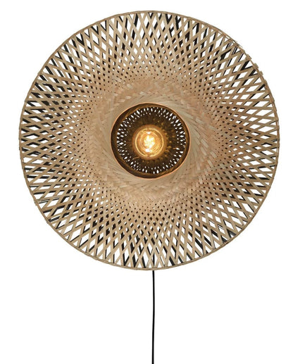 Applique murale luminaire bambou "Kalimantan M"