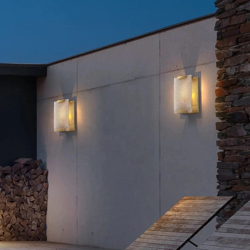 Applique murale marbre ampoule led G4