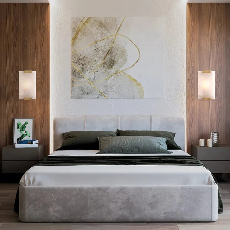 Applique murale marbre ampoule led G4