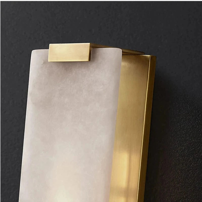 Applique murale marbre ampoule led G4
