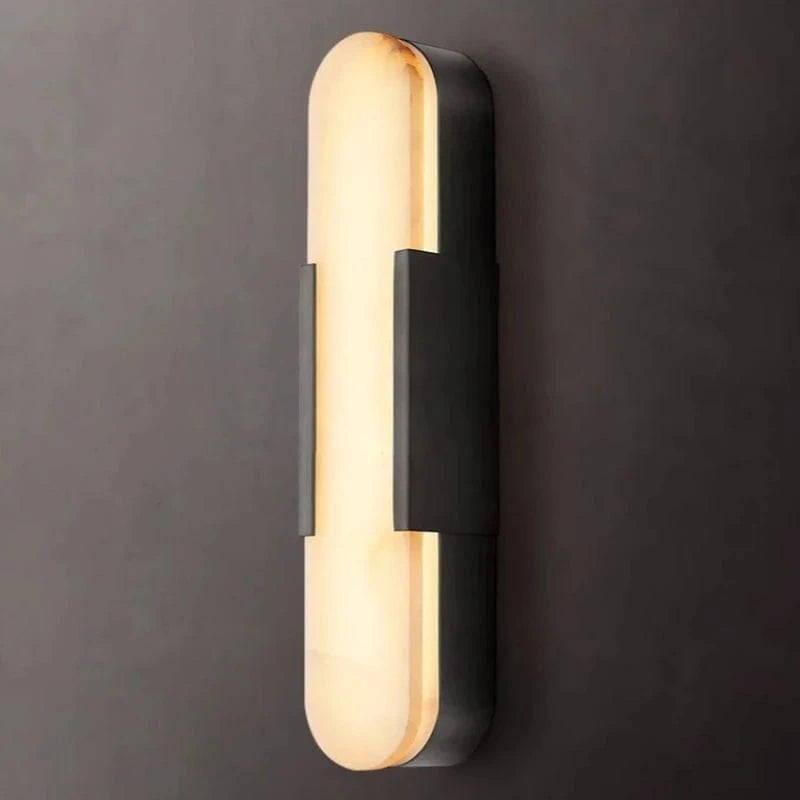 Applique murale marbre base cuivre