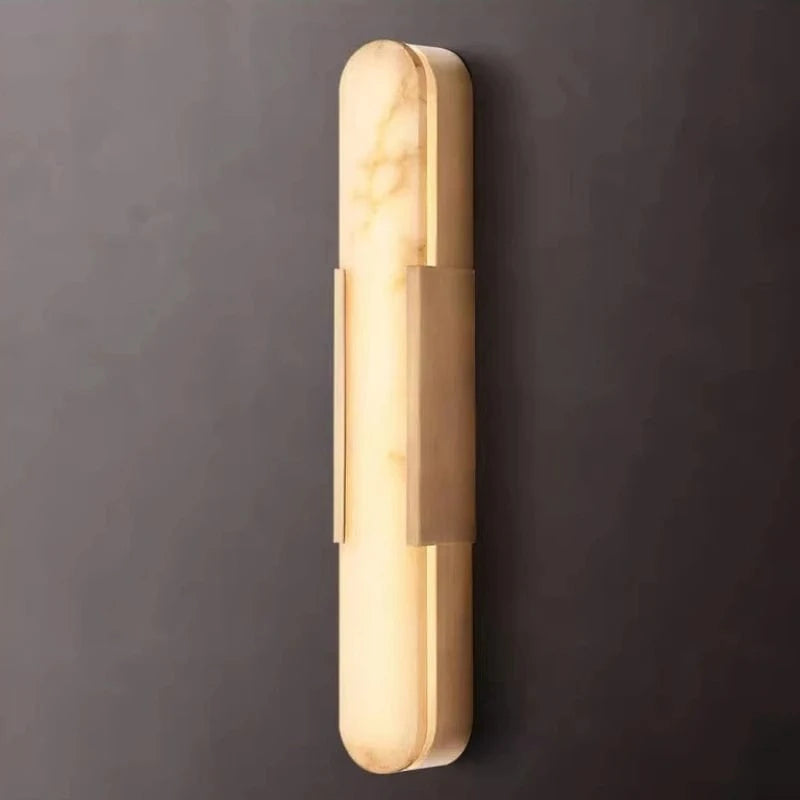 Applique murale marbre base cuivre