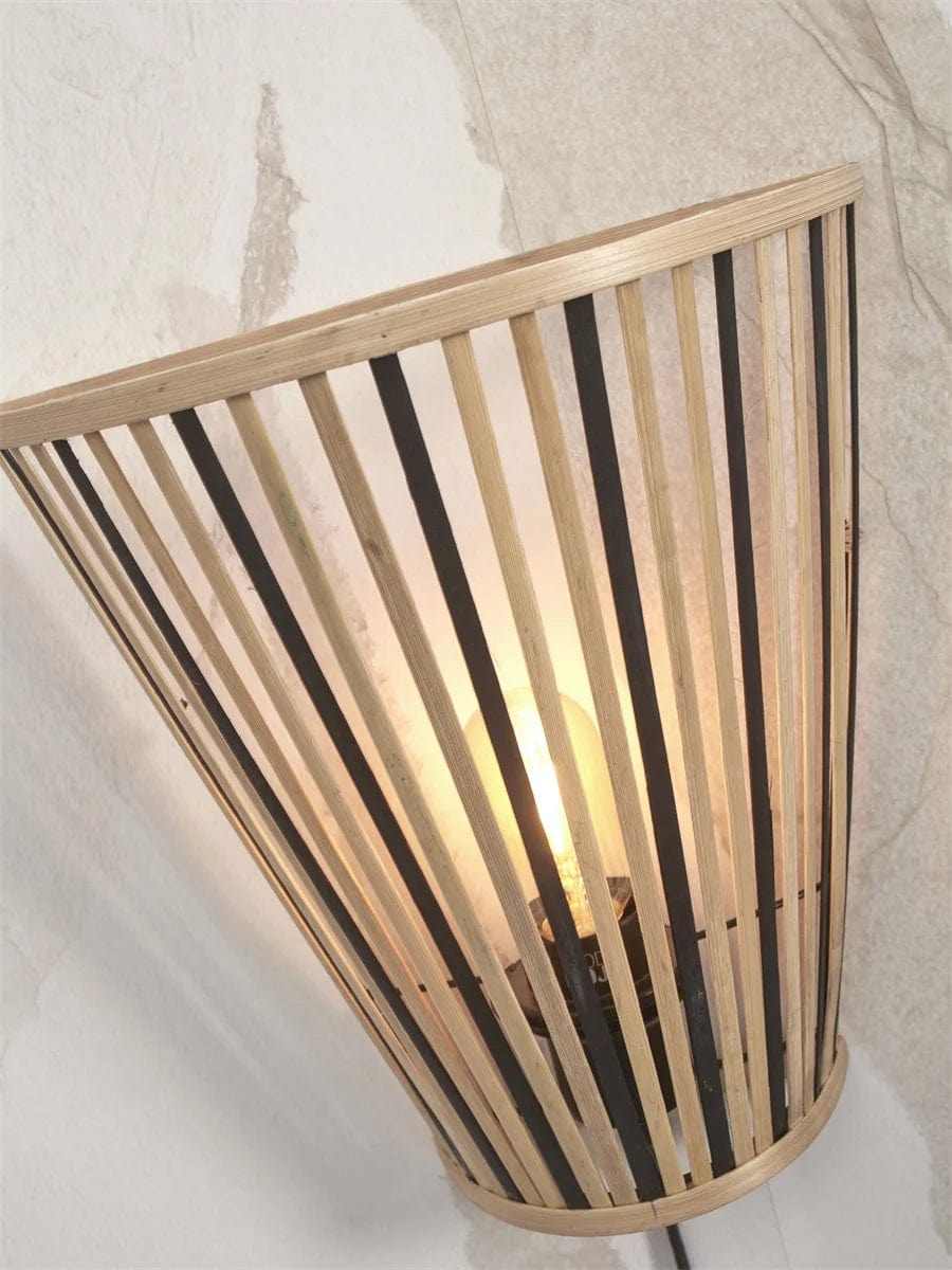 Applique Murale Merapi Noir et Nature