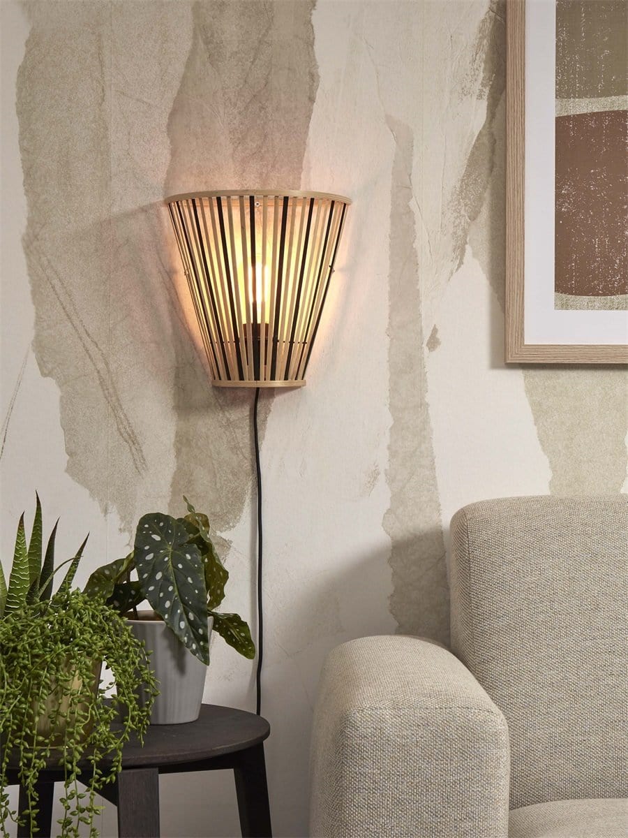 Applique Murale Merapi Noir et Nature