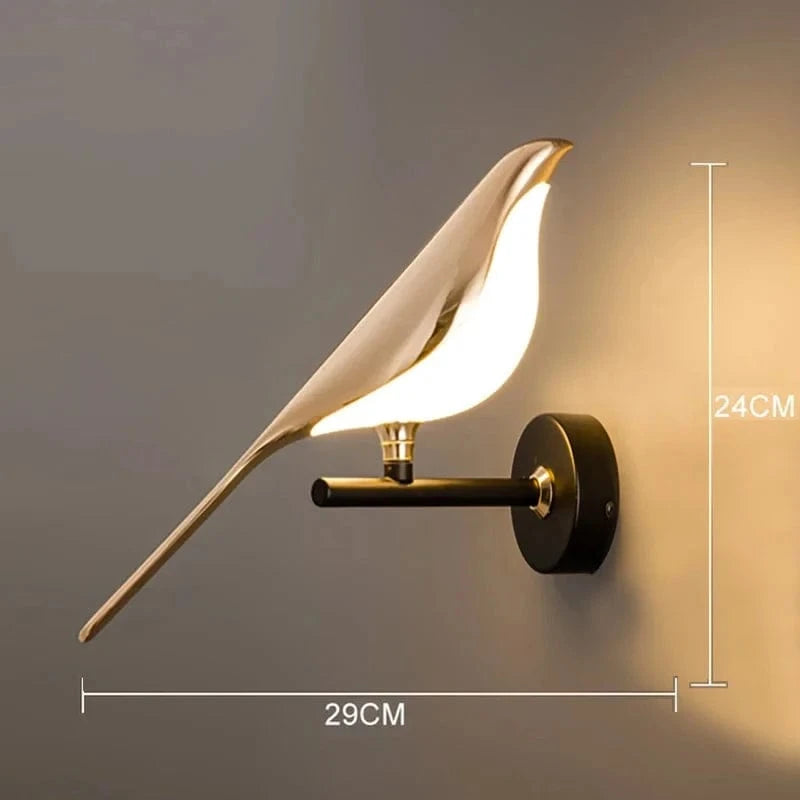 1 bird / Nature White(3500-5500K) Applique murale oiseau