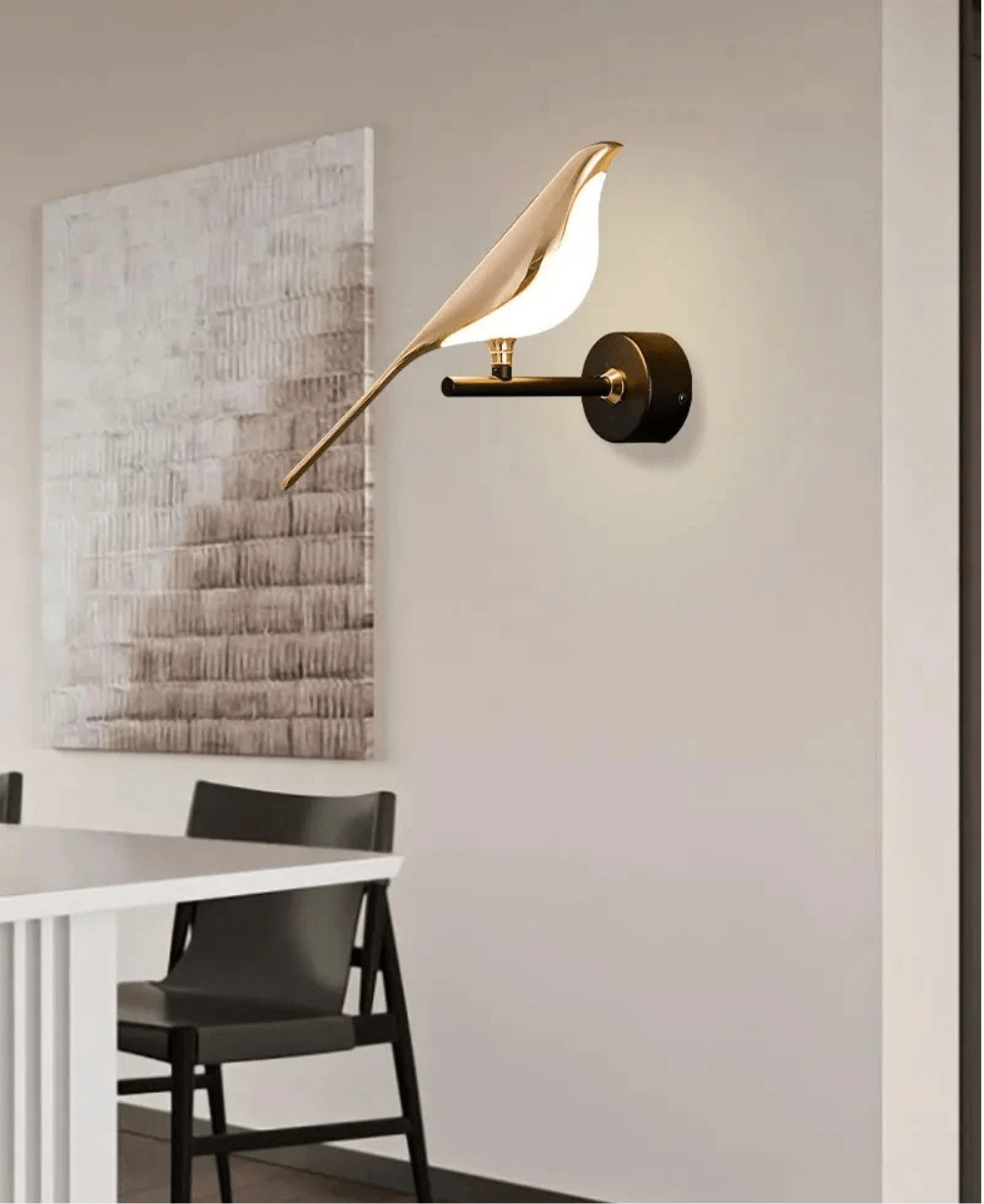 Applique murale oiseau