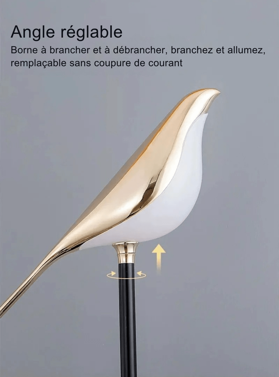 Applique murale oiseau