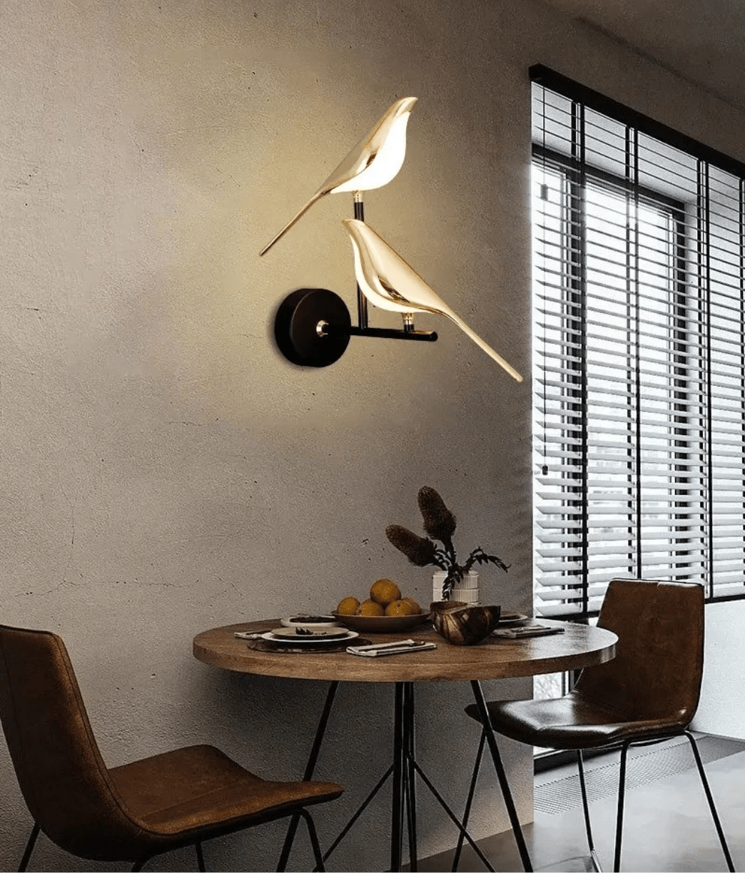 Applique murale oiseau