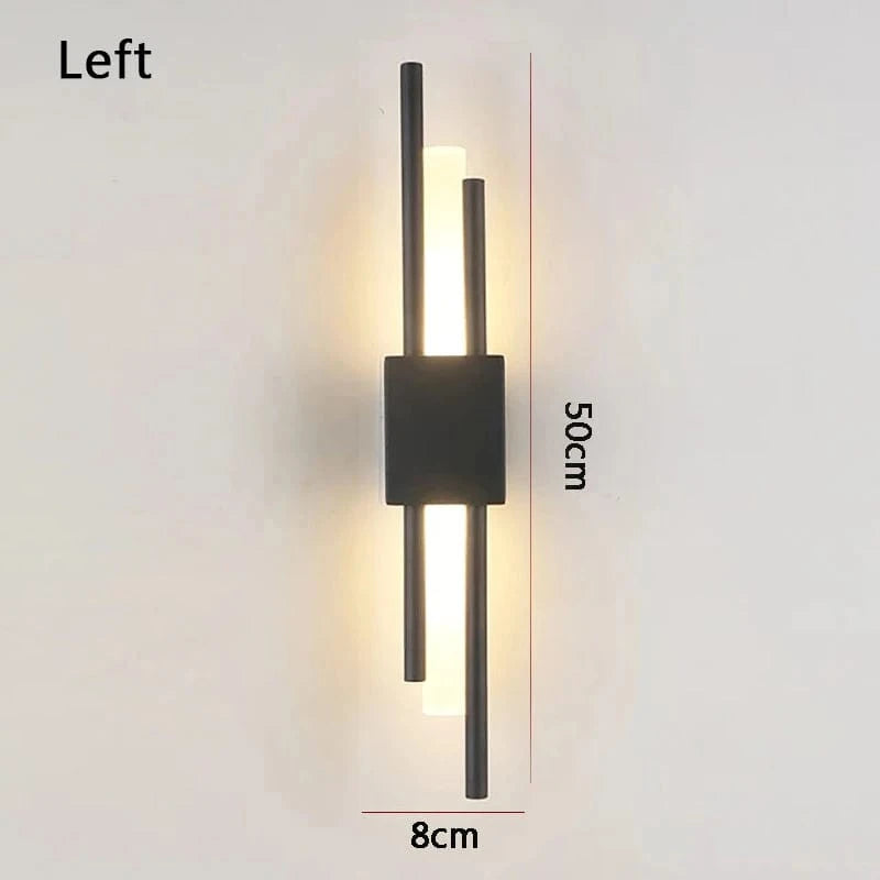 NOIR GAUCHE / LUMIÈRE NEUTRE Applique murale pour hôtel