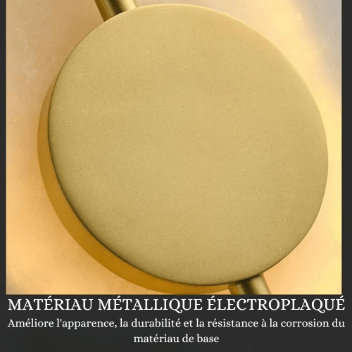 Applique murale ronde blanche