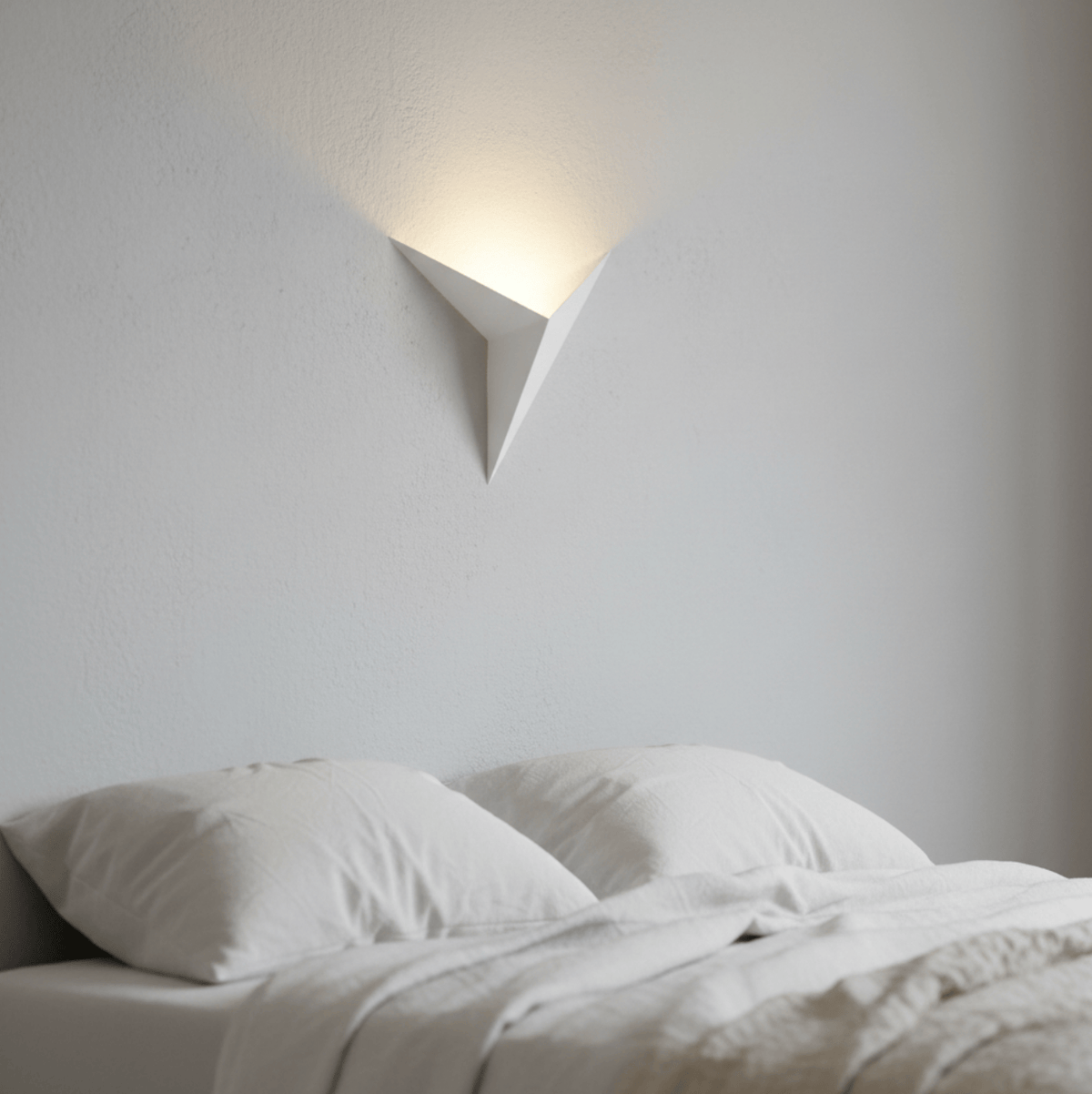 BLANC / LUMIÈRE FROIDE (5500-7000K) Applique murale triangle led