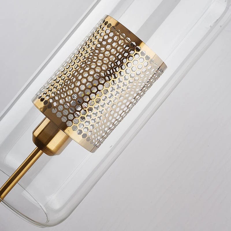 Applique murale verre et métal