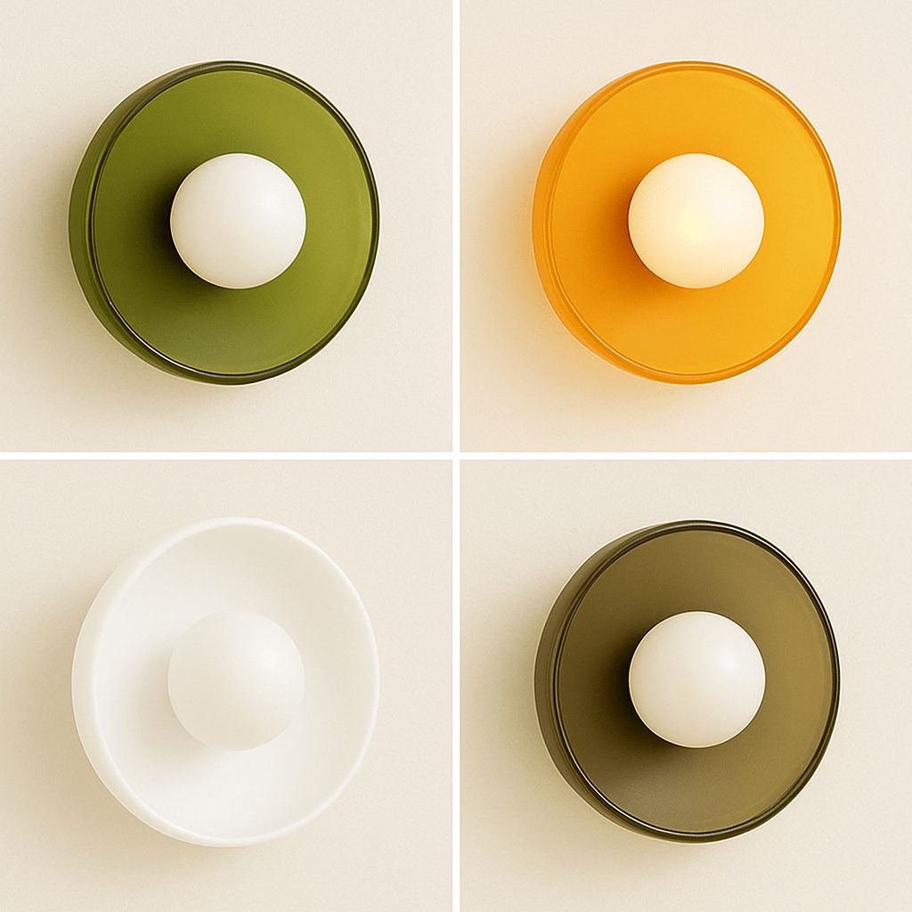 Applique murale verre retro-vintage