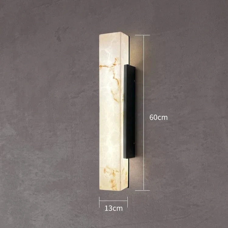 LUMIÈRE FROIDE / 60CM Appliques marbrées