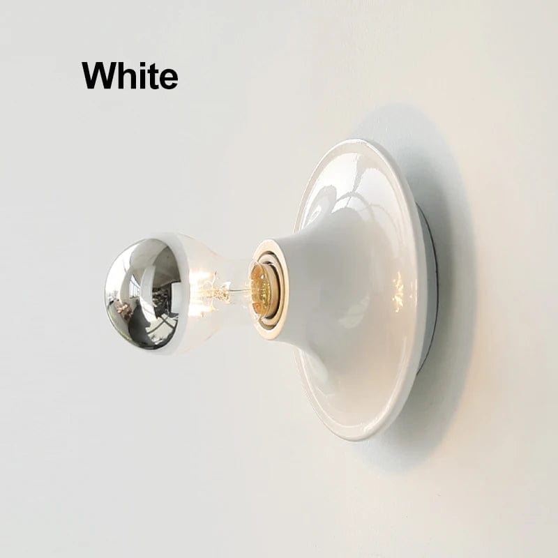 BLANC Applique murale avec ampoule
