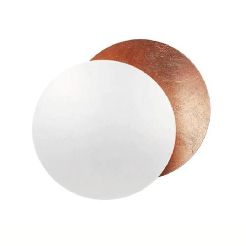 BLANC-BRONZE Applique murale eclipse