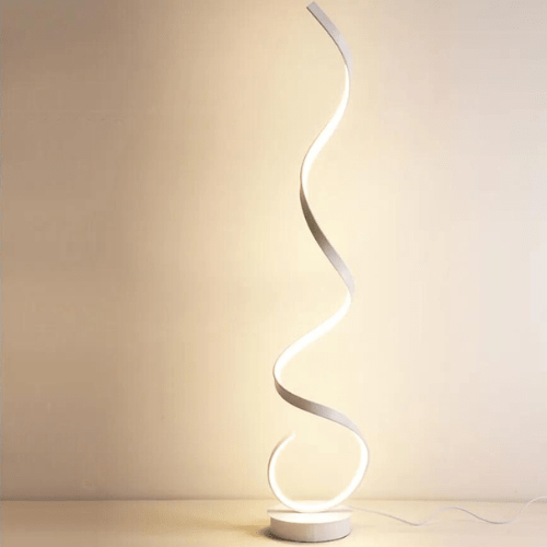 Blanc Lampe sur pied design salon