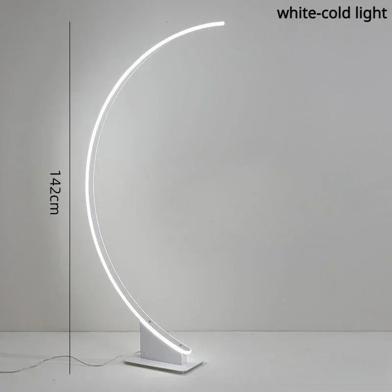 BLANC LUMIÈRE FROIDE Lampe salon arc