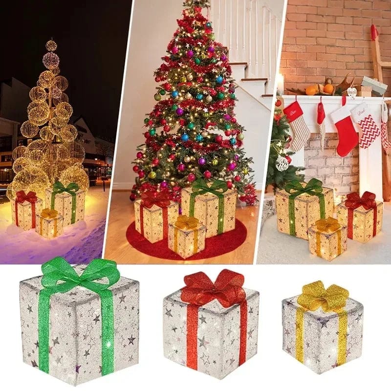 Décoration Sapin De Noël Lumineux AVON - Neuf Emballé, Cadeau Festif Blanc