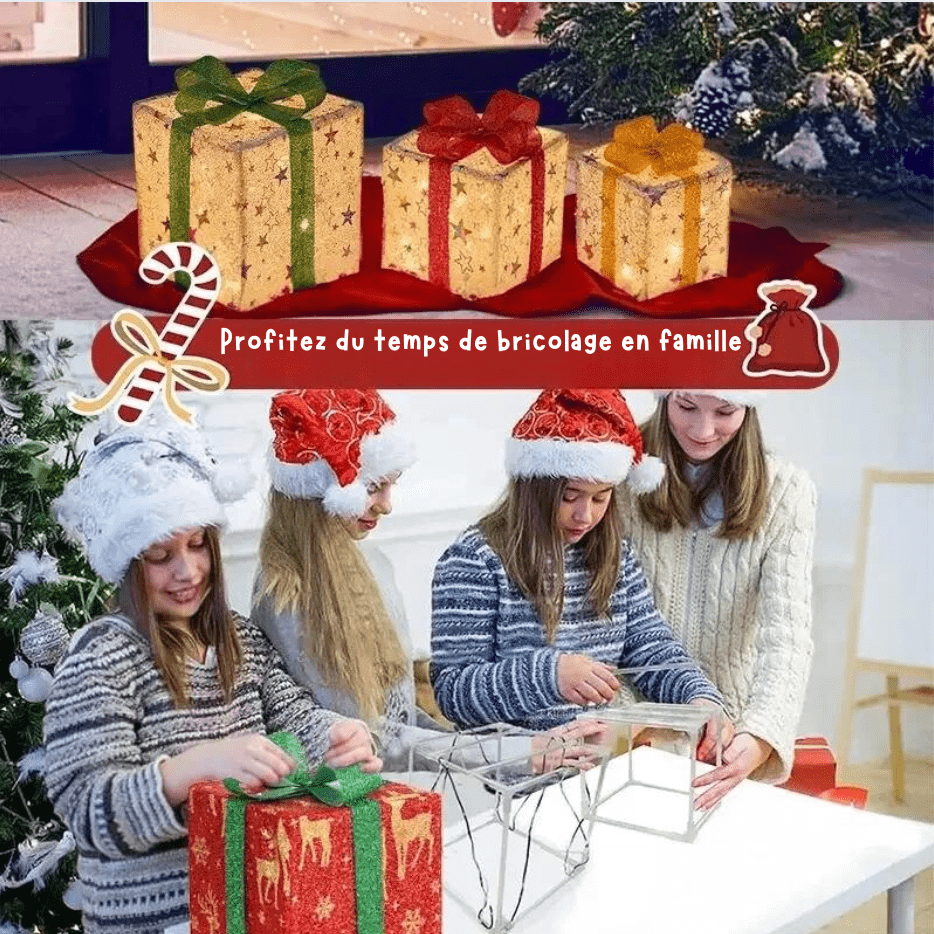 Cadeaux lumineux noel