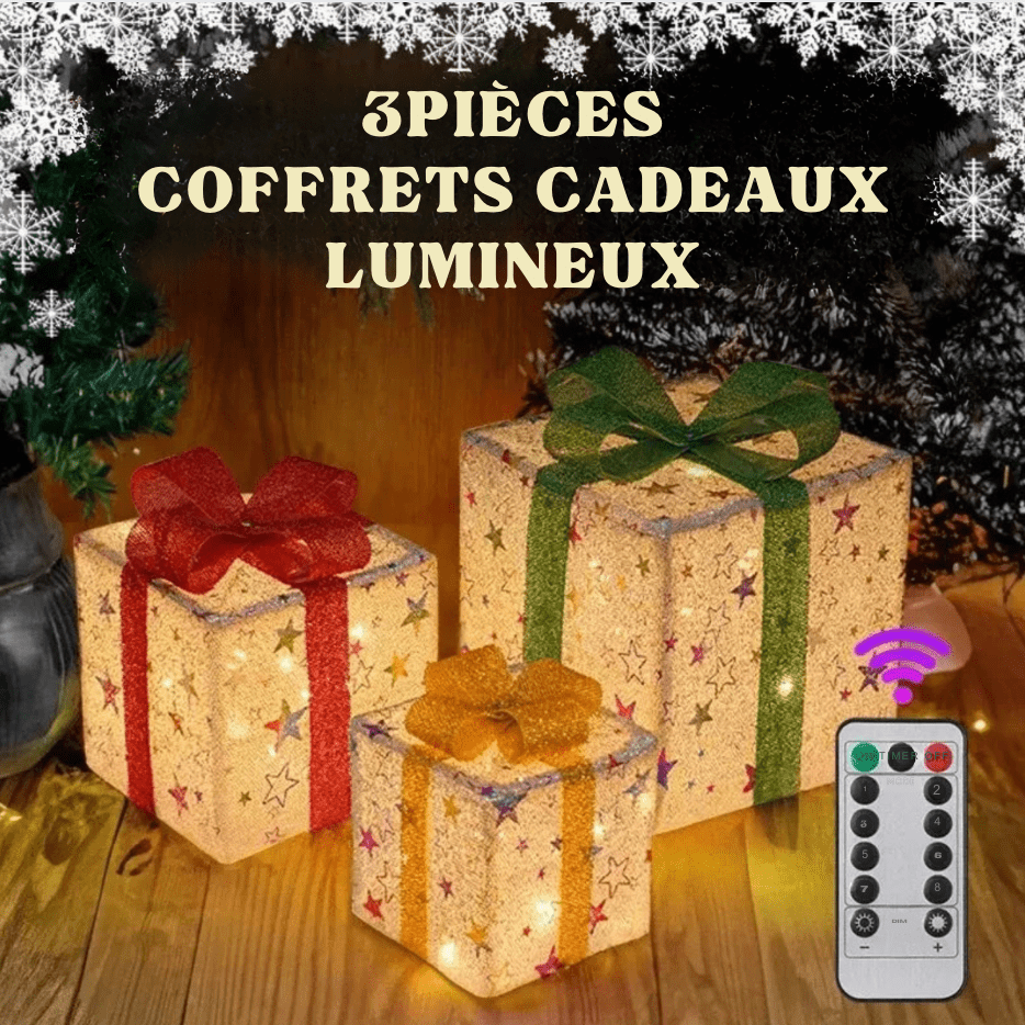 Cadeaux lumineux noel