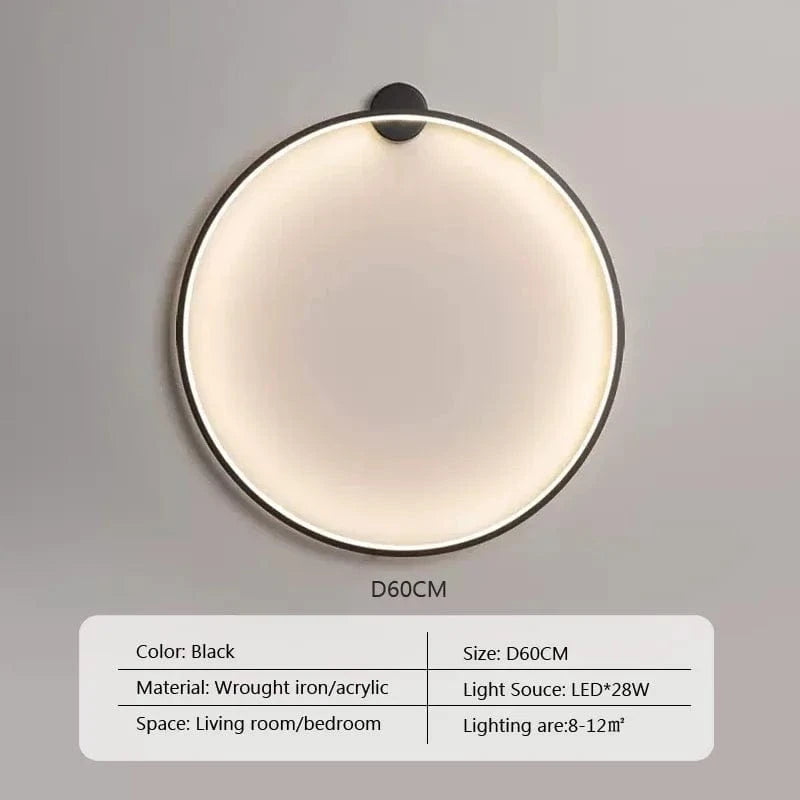 Type B 60cm / TRICOLORE (no RC) Cercle led lumineux