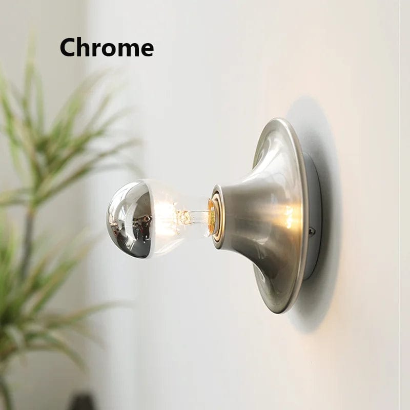 CHROME Applique murale avec ampoule